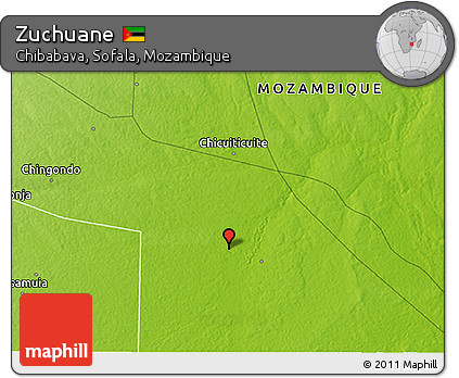 Physical 3D Map of Zuchuane