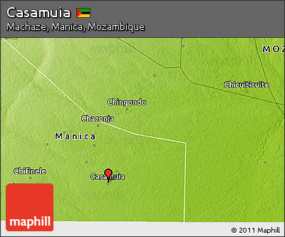 Physical 3D Map of Casamuia