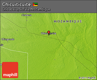Physical 3D Map of Chicuiticuite
