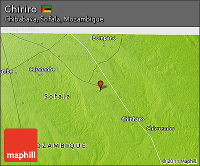 Physical 3D Map of Chiriro