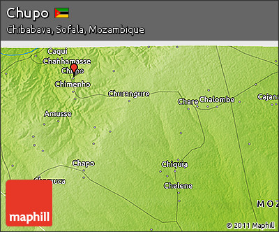Physical 3D Map of Chupo