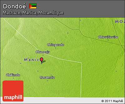 Physical 3D Map of Dondoé