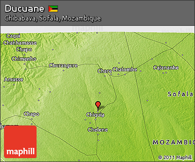 Physical 3D Map of Ducuane