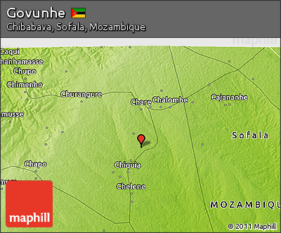 Physical 3D Map of Govunhe