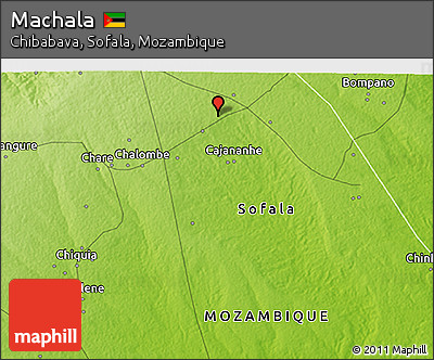 Physical 3D Map of Machala