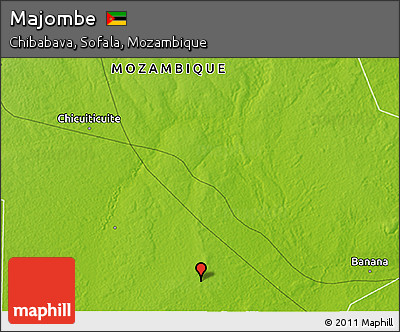 Physical 3D Map of Majombe