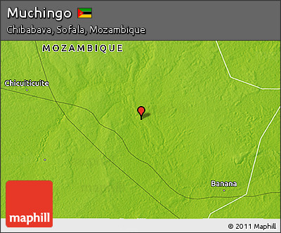 Physical 3D Map of Muchingo