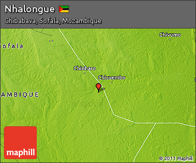 Physical 3D Map of Nhalongue