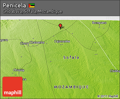 Physical 3D Map of Penicela