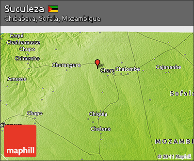 Physical 3D Map of Suculeza