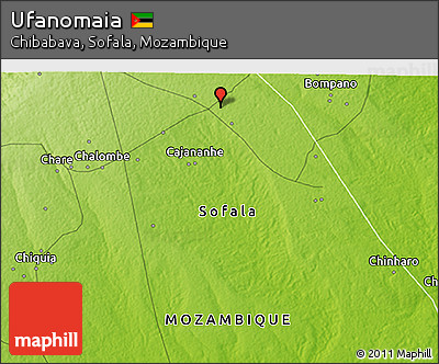 Physical 3D Map of Ufanomaia