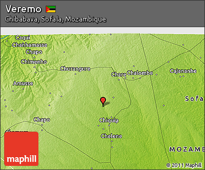 Physical 3D Map of Veremo