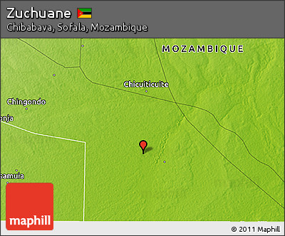 Physical 3D Map of Zuchuane