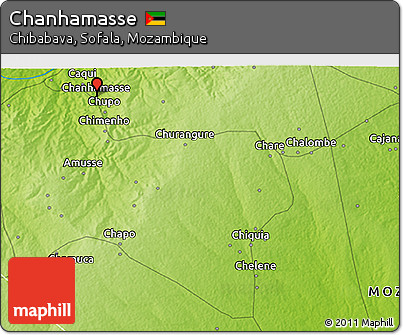 Physical 3D Map of Chanhamasse
