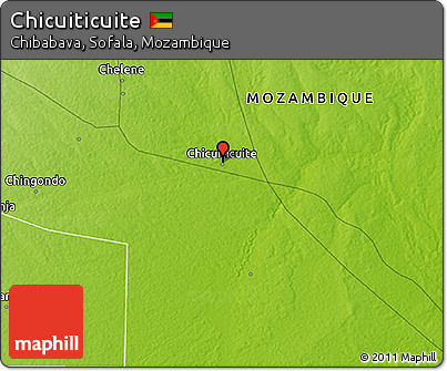 Physical 3D Map of Chicuiticuite