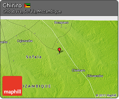 Physical 3D Map of Chiriro