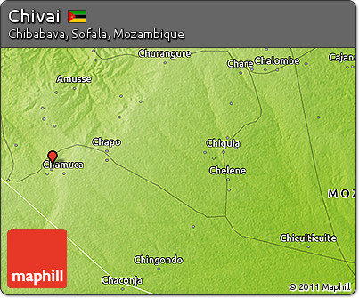 Physical 3D Map of Chivai
