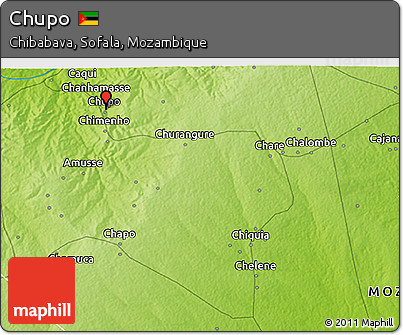 Physical 3D Map of Chupo