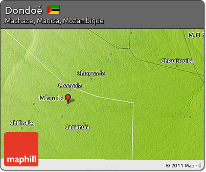 Physical 3D Map of Dondoé
