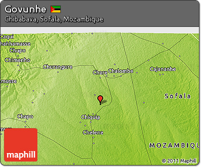 Physical 3D Map of Govunhe
