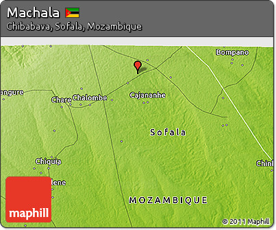 Physical 3D Map of Machala