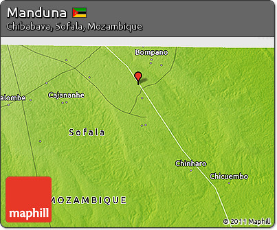 Physical 3D Map of Manduna