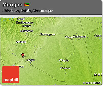 Physical 3D Map of Merigue