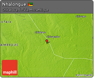 Physical 3D Map of Nhalongue