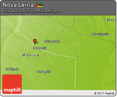 Physical 3D Map of Nova Leiria