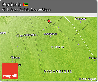 Physical 3D Map of Penicela