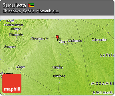 Physical 3D Map of Suculeza