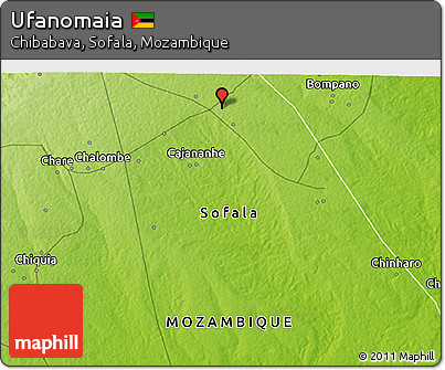 Physical 3D Map of Ufanomaia