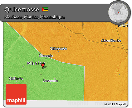 Political 3D Map of Quicemosse