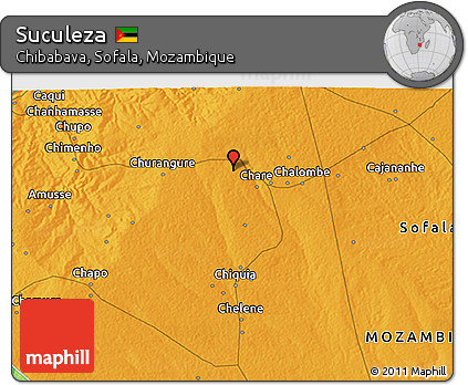 Political 3D Map of Suculeza