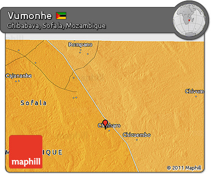 Political 3D Map of Vumonhe