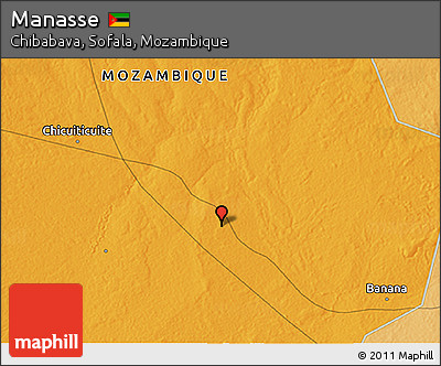 Political 3D Map of Manasse