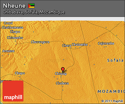 Political 3D Map of Nheune
