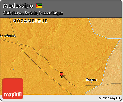Political 3D Map of Madassipo