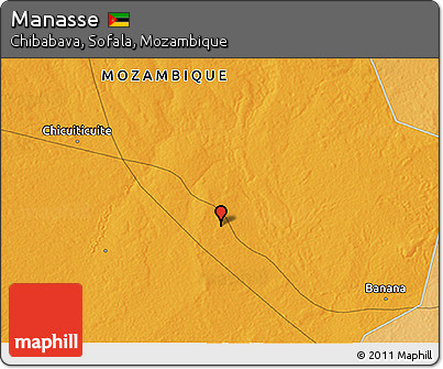 Political 3D Map of Manasse
