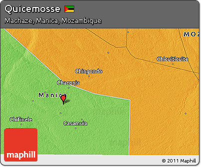 Political 3D Map of Quicemosse