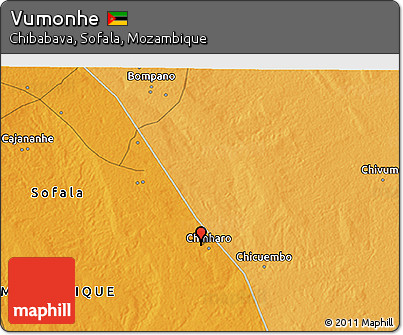 Political 3D Map of Vumonhe