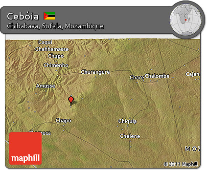 Satellite 3D Map of Cebóia
