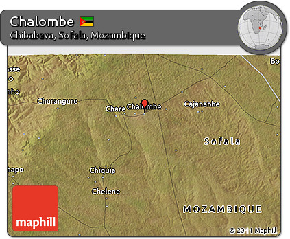 Satellite 3D Map of Chalombe