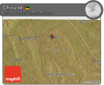 Satellite 3D Map of Chicuite