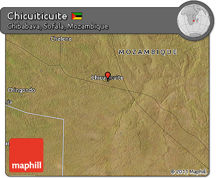 Satellite 3D Map of Chicuiticuite