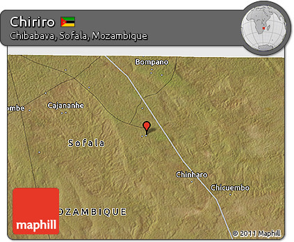 Satellite 3D Map of Chiriro