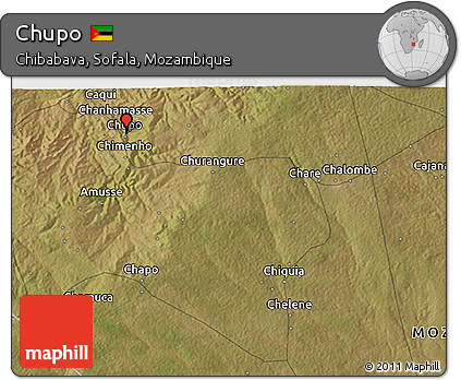 Satellite 3D Map of Chupo