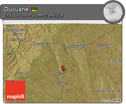 Satellite 3D Map of Ducuane