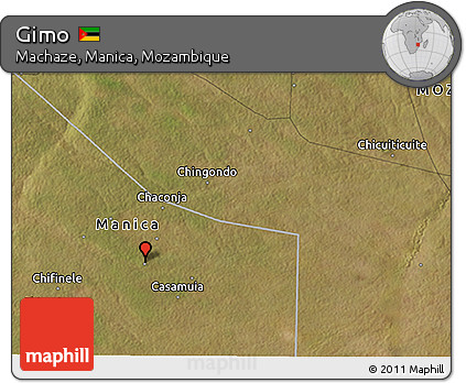 Satellite 3D Map of Gimo
