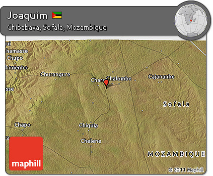 Satellite 3D Map of Joaquim